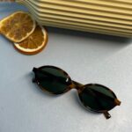 Mıu Mıu İthal Oval Güneş Gözlüğü - Kahve Yeşil