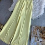 Palazzo Çımalı Pantolon  PNT100136 - Sarı