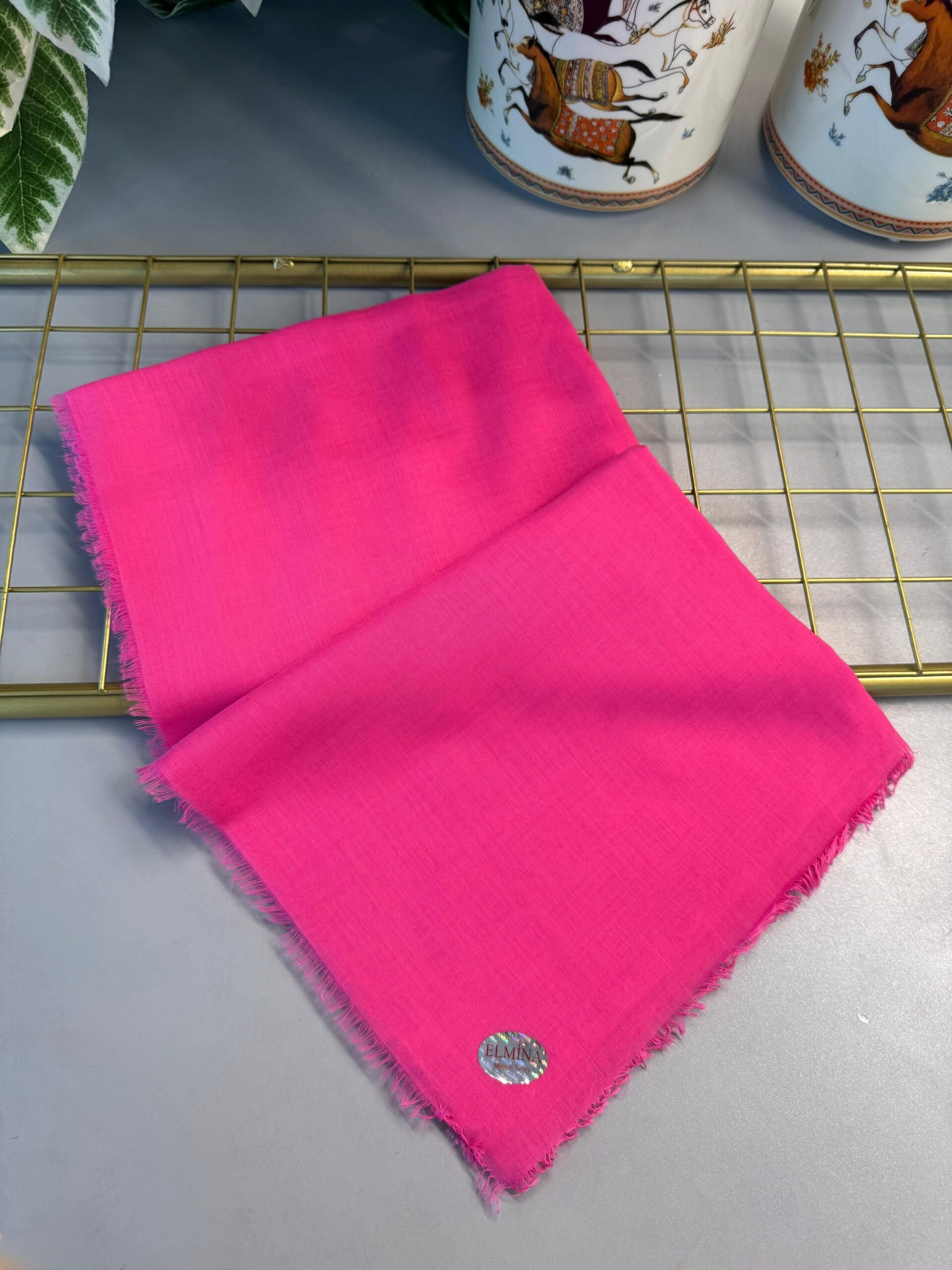 Dubai İpeği Şal - Toz Pembe