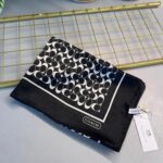 Coach Desen Vual  İpek Şal - Siyah