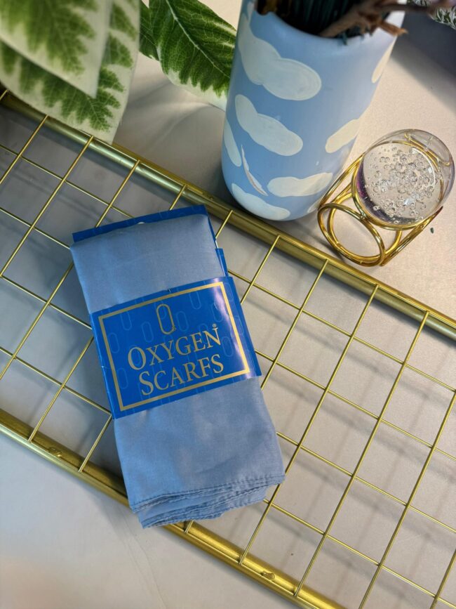 Oxygen His Serisi Pamuk Şal- Okyanus Mavi