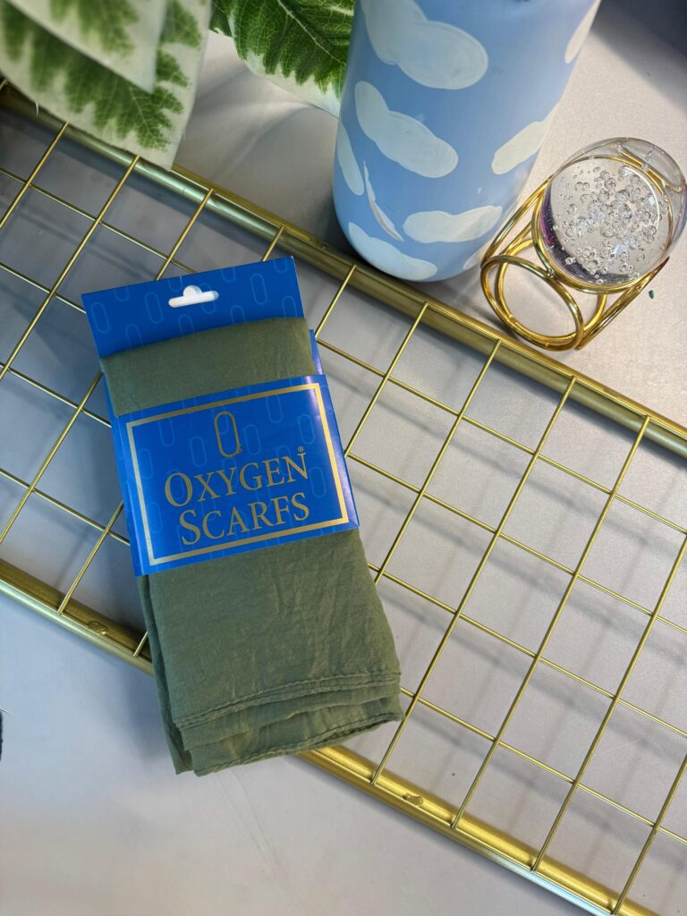 Oxygen His Serisi Pamuk Şal- Yaprak Yeşili