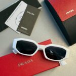Prada Original Premium Full Set Güneş Gözlüğü -Beyaz