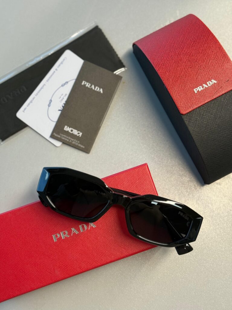 Prada Original Premium Full Set Güneş Gözlüğü - Siyah