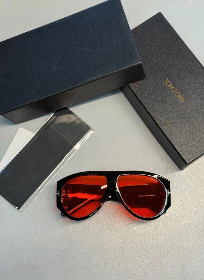 Tom Ford Original Premium Full Set Unisex Güneş Gözlüğü -Kırmızı