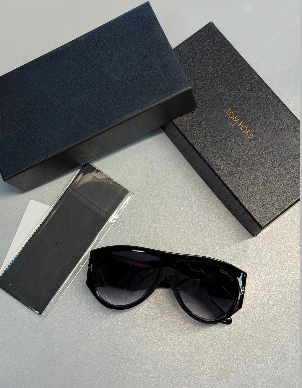 Tom Ford Original Premium Full Set Unisex Güneş Gözlüğü - Siyah