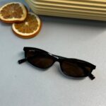 Miu Miu Tortoise Oval Güneş Gözlüğü - Kahverengi