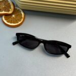 Miu Miu Tortoise Oval Güneş Gözlüğü - Siyah