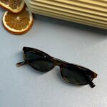 Miu Miu Tortoise Oval Güneş Gözlüğü - Leopar Kahve