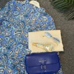 Mona Elbise - 1226- Mavi