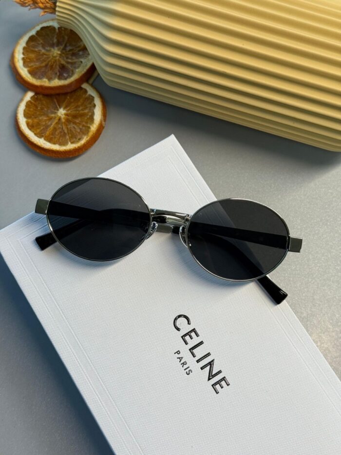 CELİNE GÜNEŞ GÖZLÜĞÜ - 908070 - Gümüş Siyah