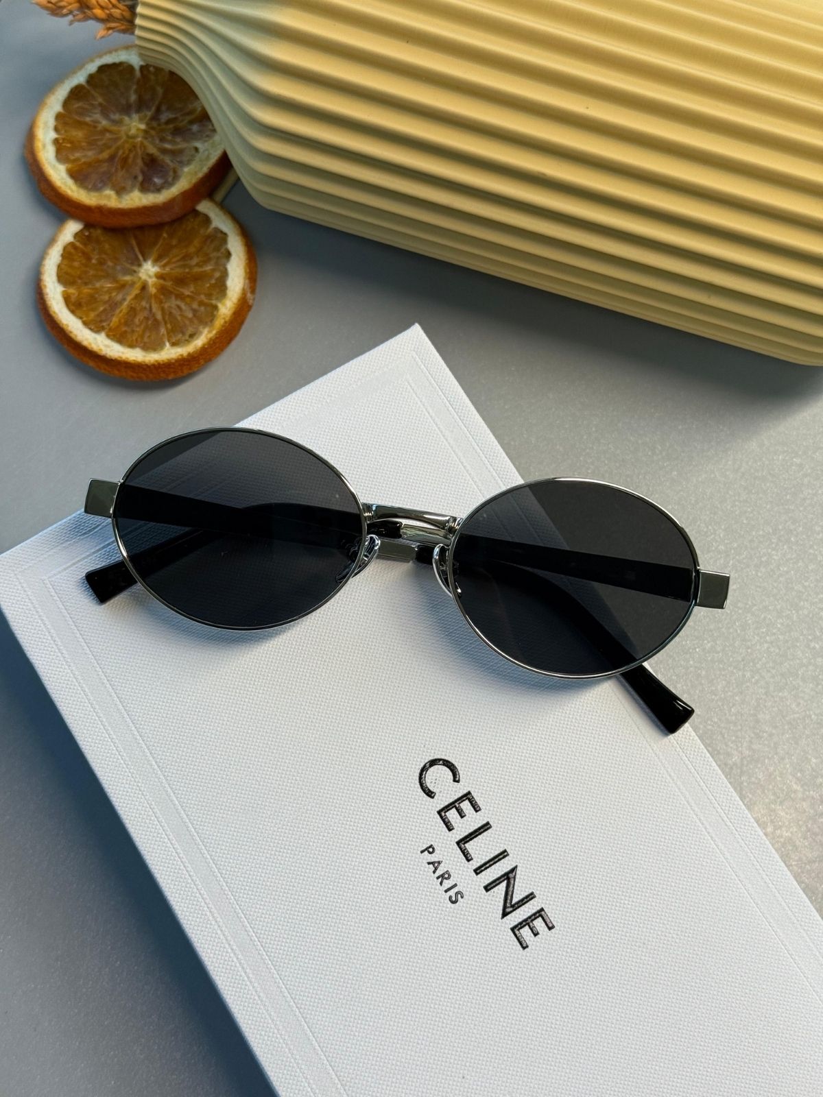 CELİNE GÜNEŞ GÖZLÜĞÜ - 908070 - Gümüş Siyah