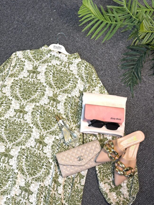 Brode Elbise - 1225- Krem