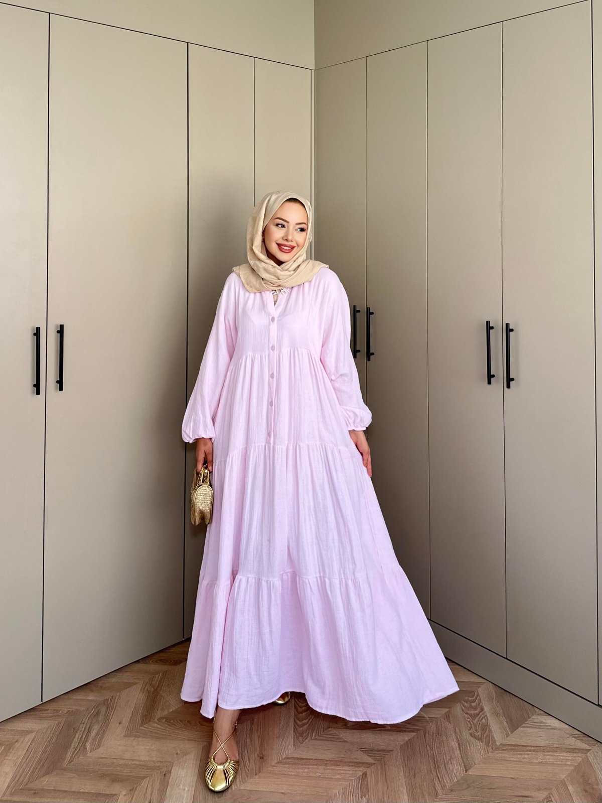 Elena Mira Elbise L100166- Pamuk Şekeri