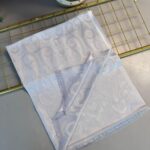 Dubai Kendinden Dokulu Çift Taraflı İpek Şal - 5252 -Gri