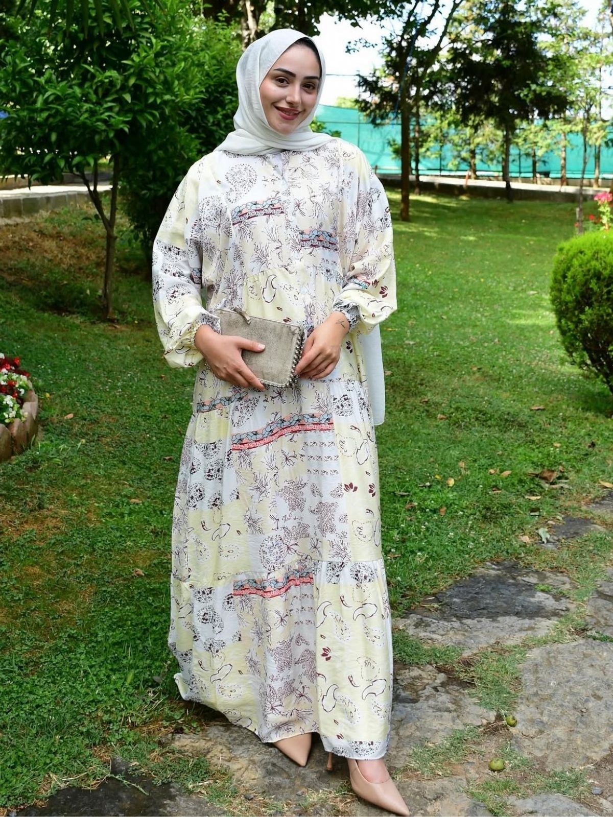 Bohem Rüya Elbise L100168- Fresh Limon