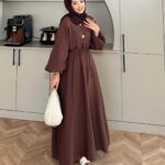 Perla Elbise  L100200 - Acı Kahve