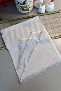 Milano Kendinden Dokulu Çift Taraflı İpek Şal - 8963- Gri