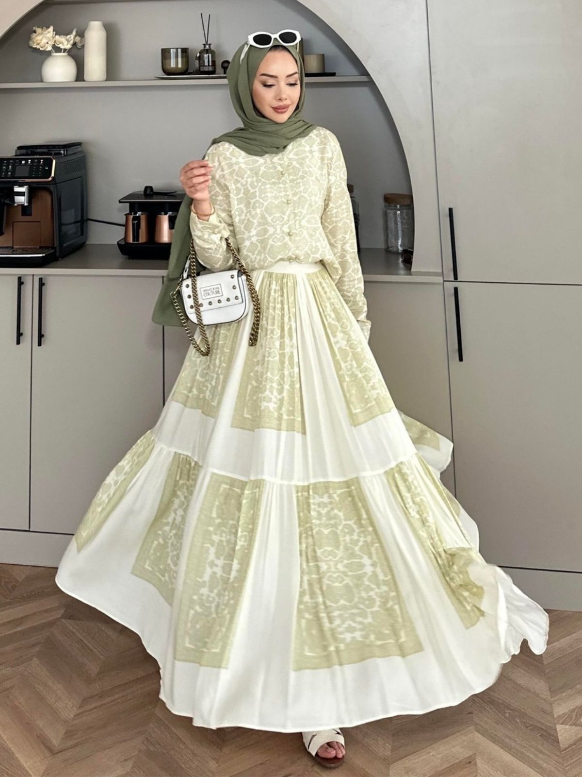 Jolie Etekli İkili Takım TK100215 - Haki