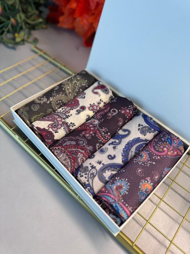 En Çok Satan 5’Li Naturel Pamuk ipek Şal - Avantajlı Set