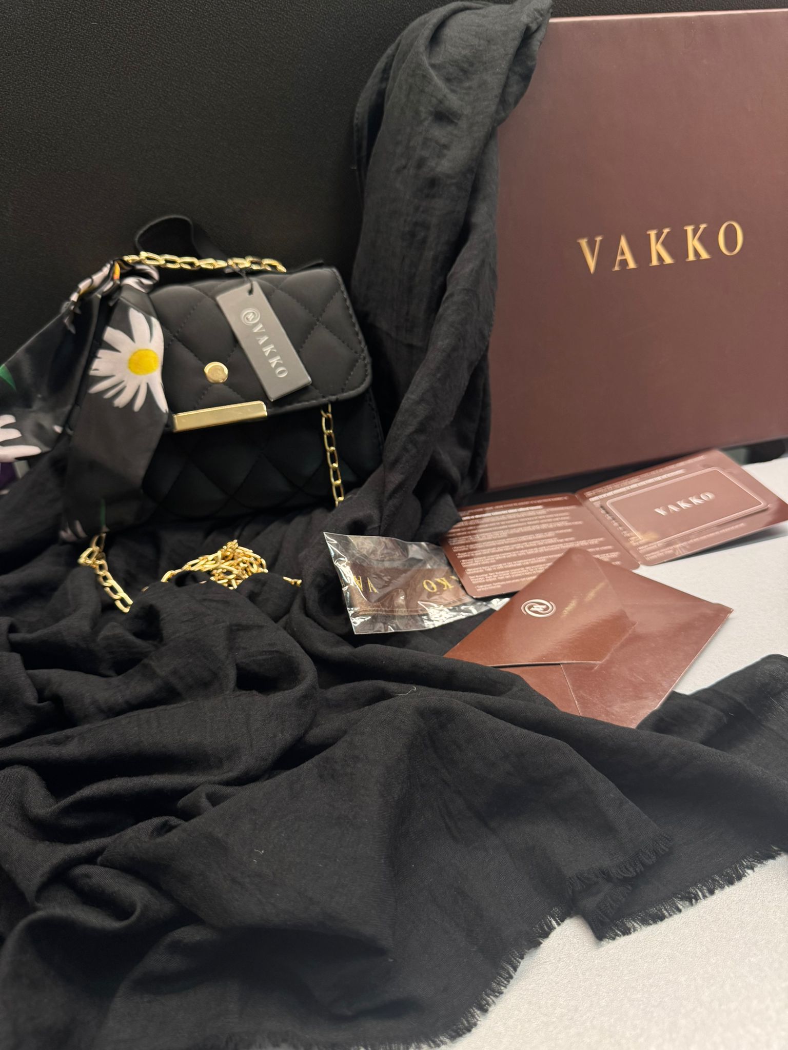 Vakko Comfort Şal 82901 - Siyah