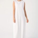 Sıfır Kol Elbise  L100207  - Beyaz