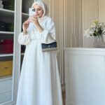 Perla Elbise L100200 - Beyaz (Astarlı)