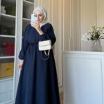 Perla Elbise L100200 - Lacivert