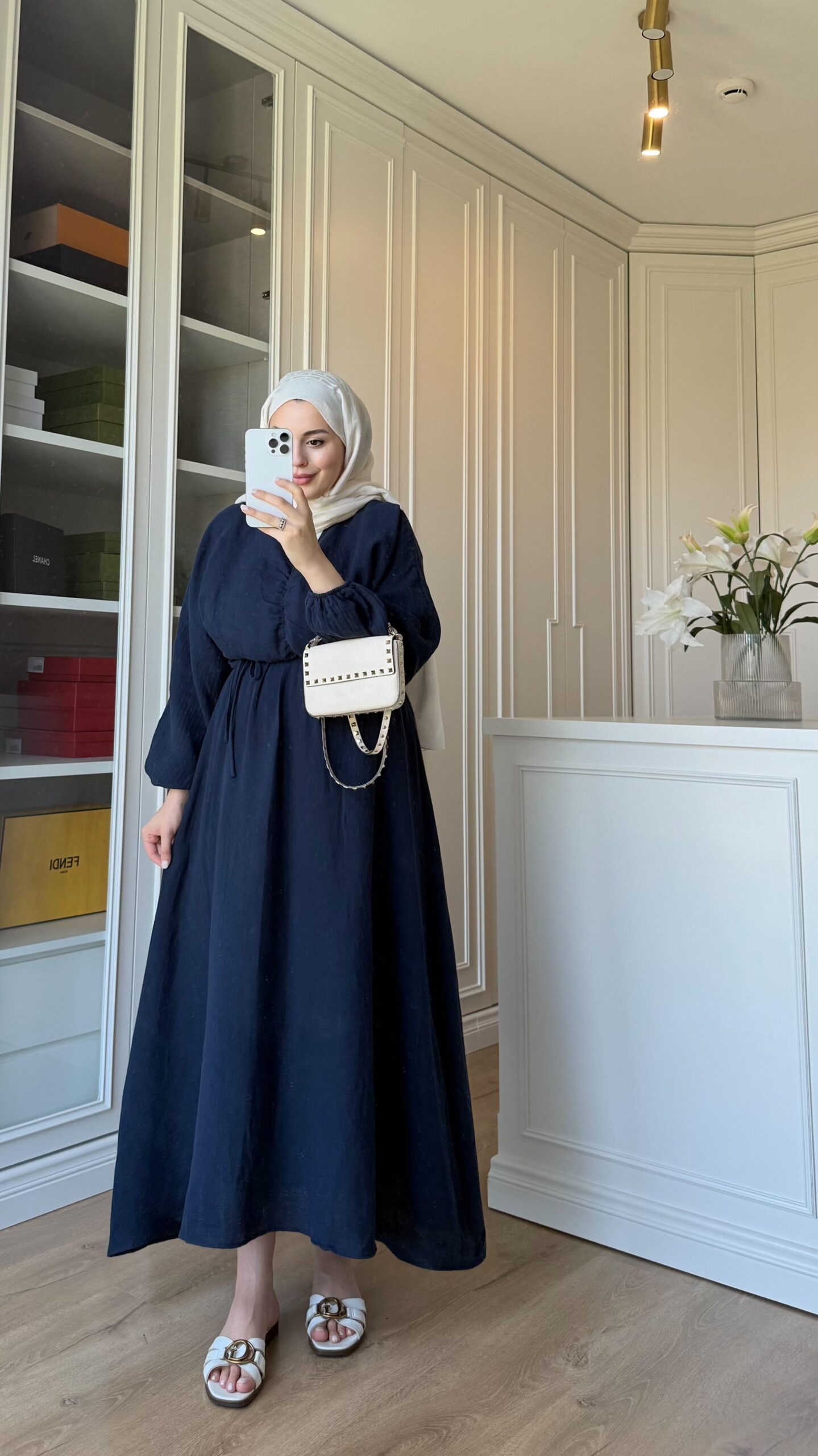 Perla Elbise L100200 - Lacivert