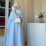 Perla Elbise  L100200 - Mavi