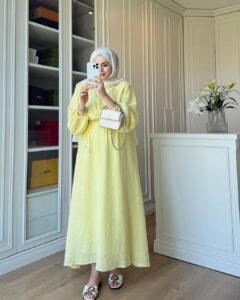 Perla Elbise  L100200 - Sarı