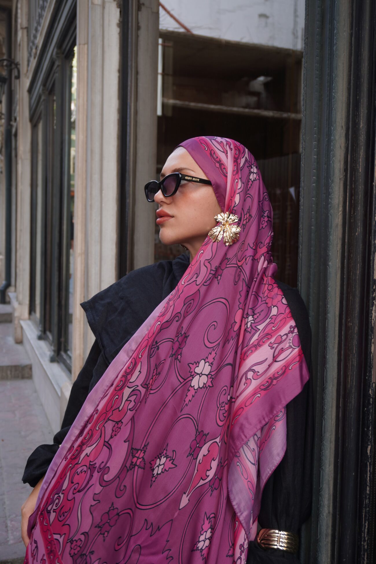 Zerefşan Şal Serisi- 469-003- V-13 - Vişne - Görsel 2