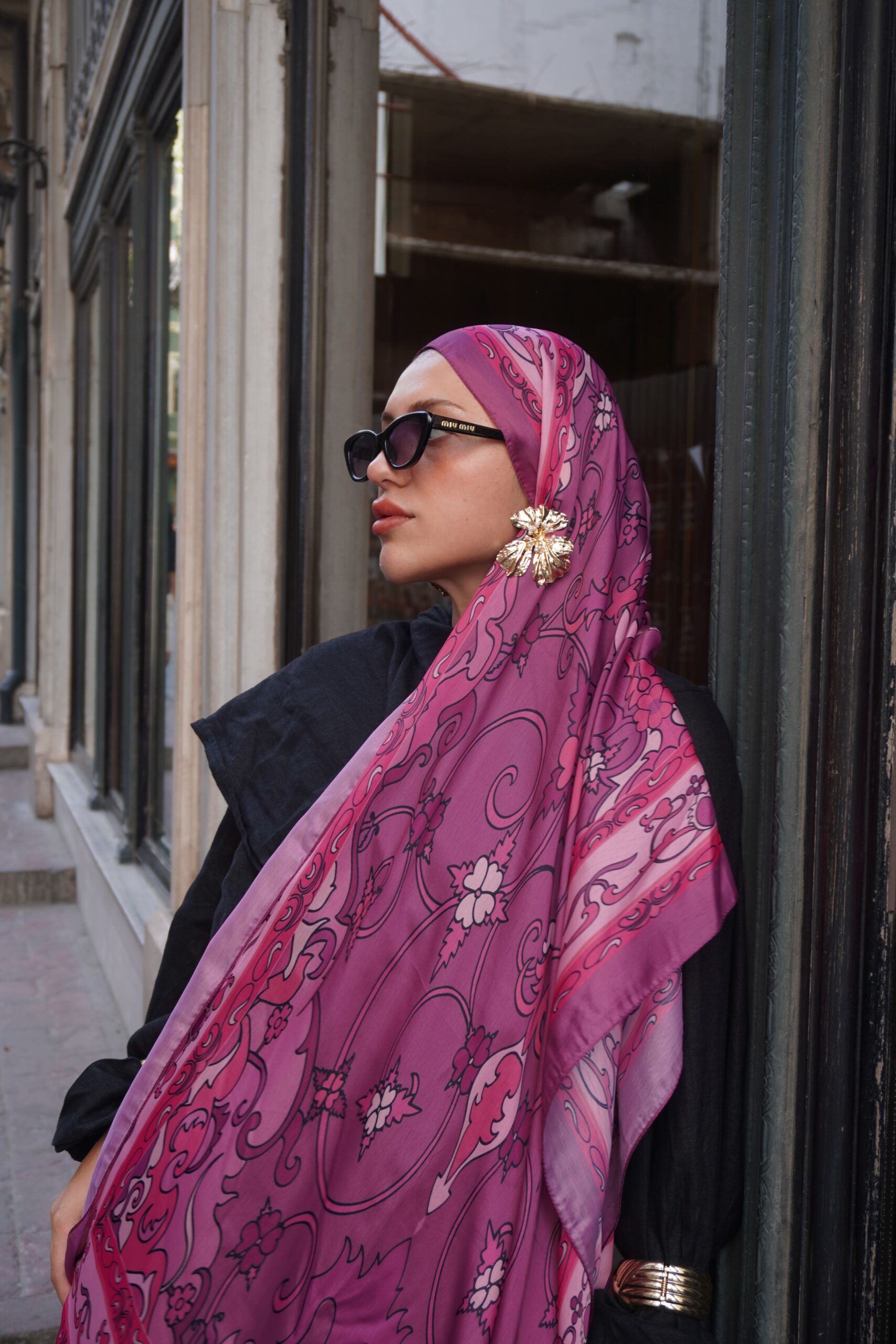 Zerefşan Şal Serisi- 469-003- V-13 - Vişne - Görsel 2