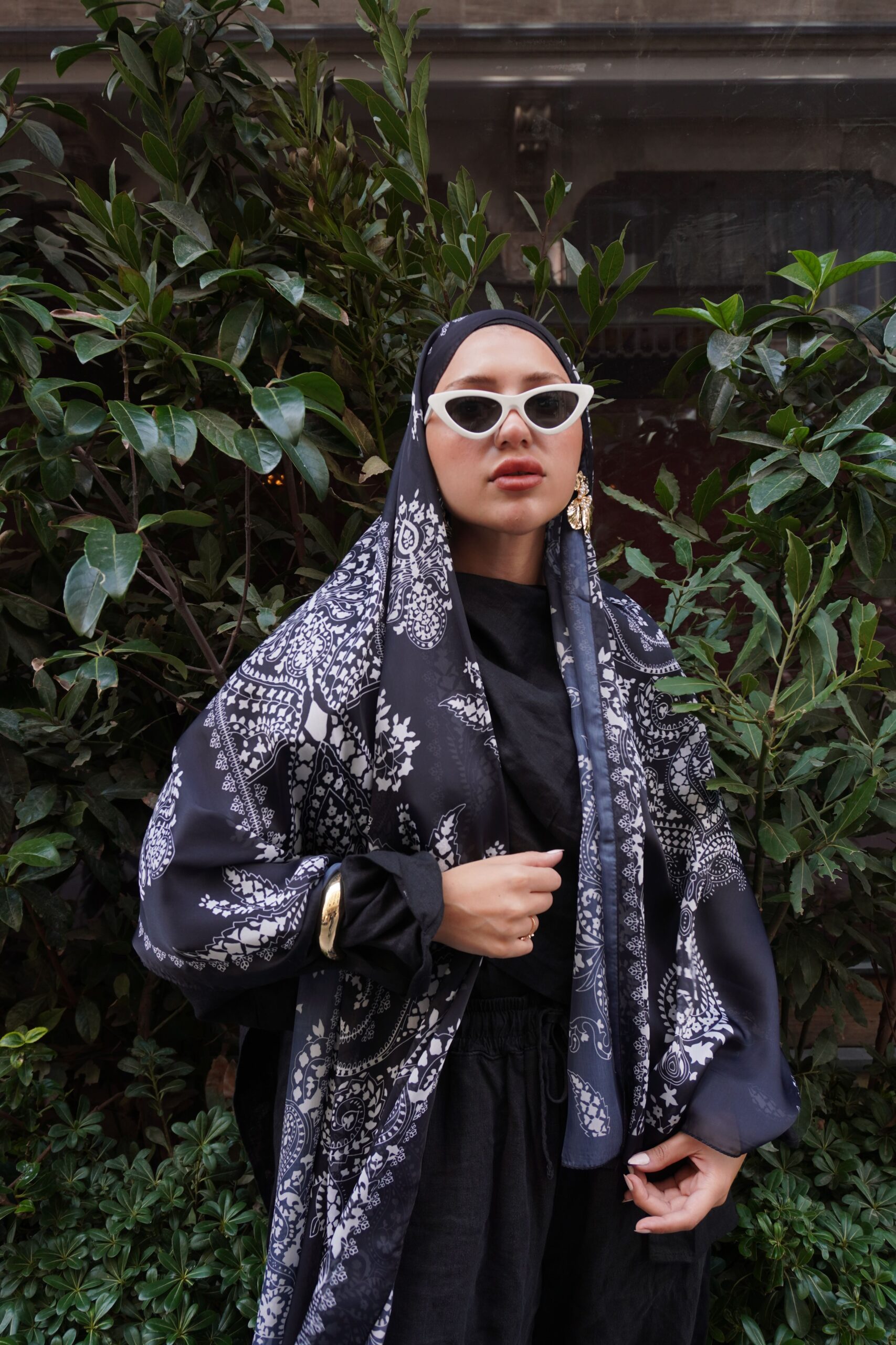 Havai Şal Serisi- 469-001- V-16 - Siyah - Görsel 3