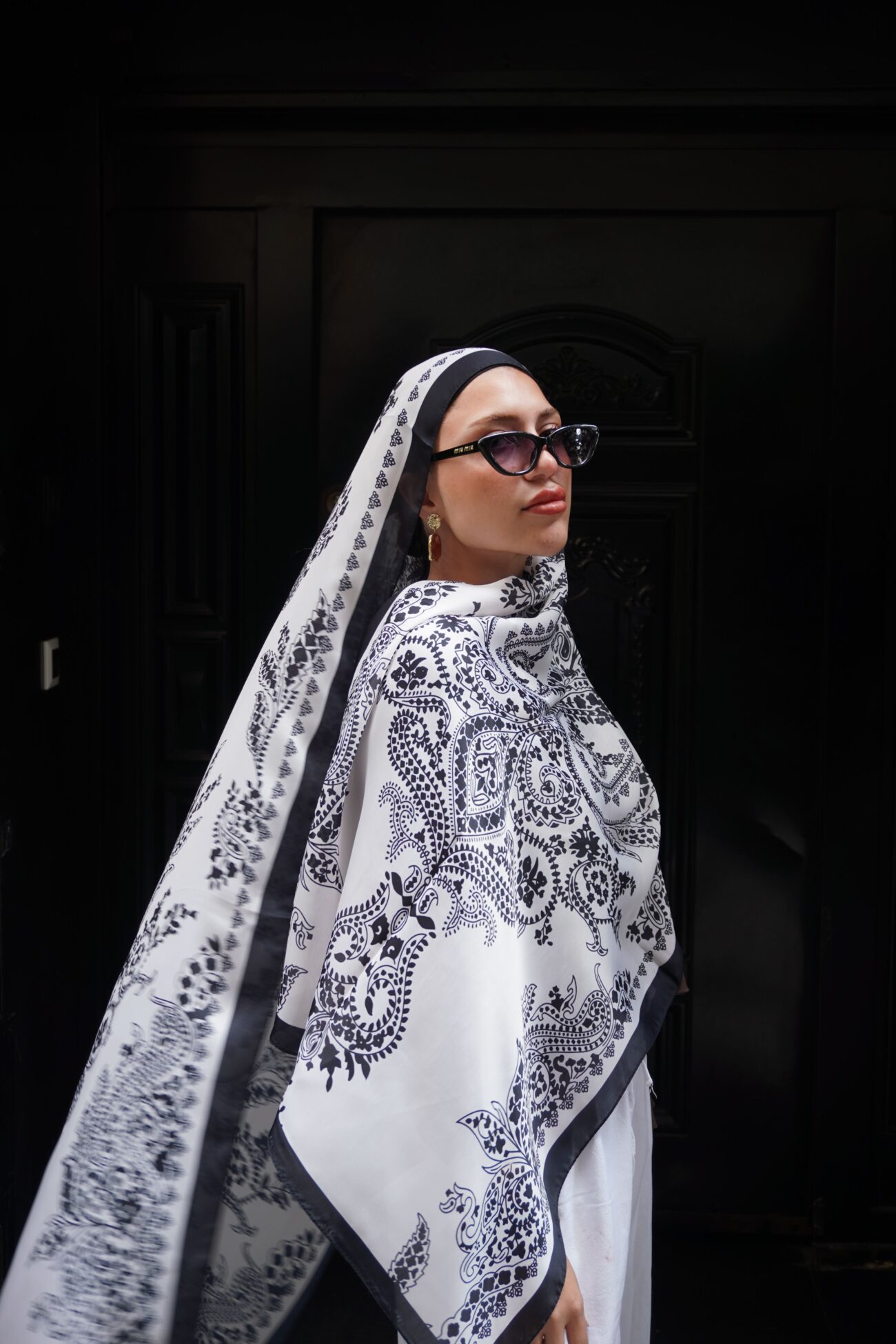 Havai Şal Serisi- 469-001- V-9- Vanilya Siyah - Görsel 5