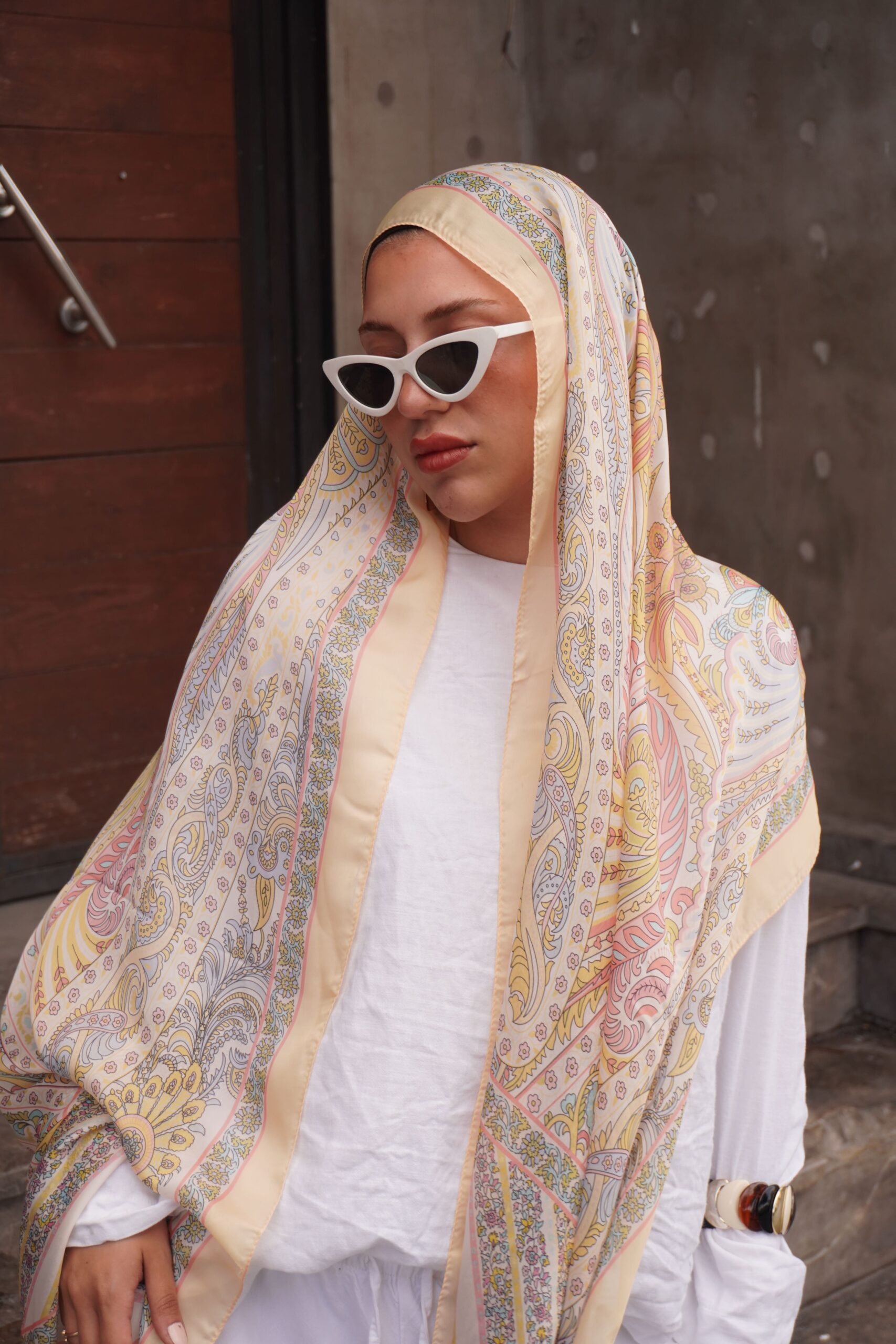 New Zuhur Şal Serisi- 469-002- V-3 - Limon - Görsel 3