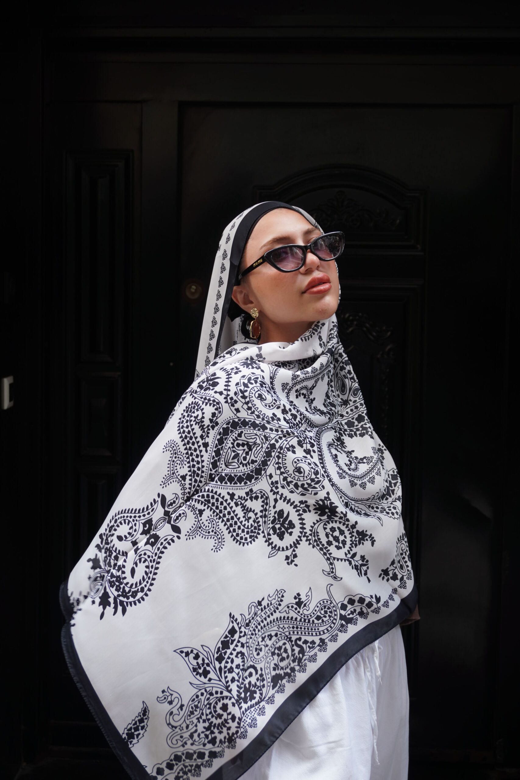 Havai Şal Serisi- 469-001- V-9- Vanilya Siyah - Görsel 4