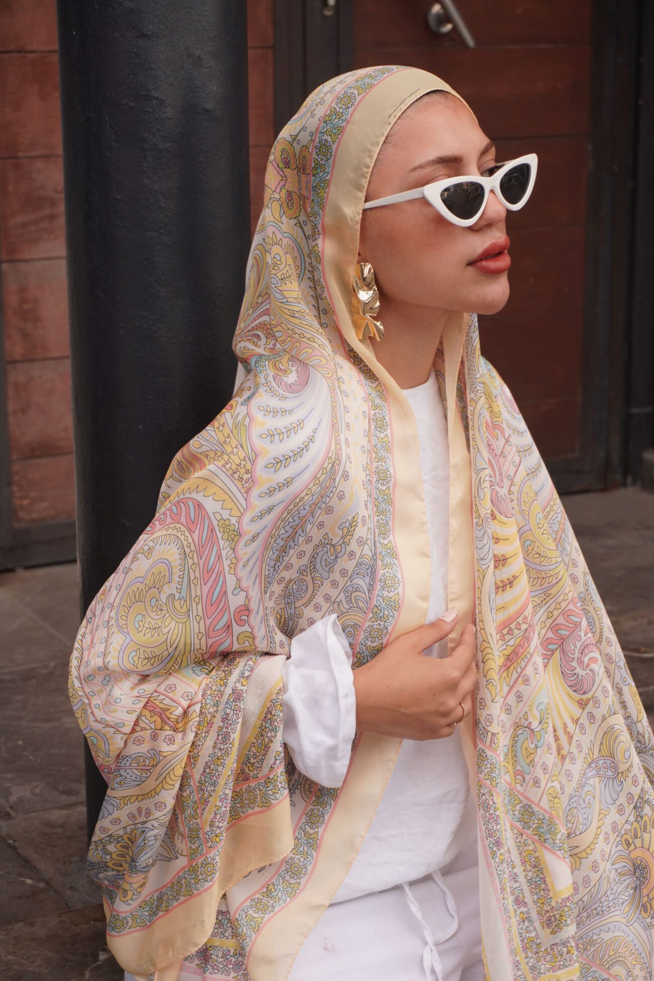 New Zuhur Şal Serisi- 469-002- V-3 - Limon - Görsel 4