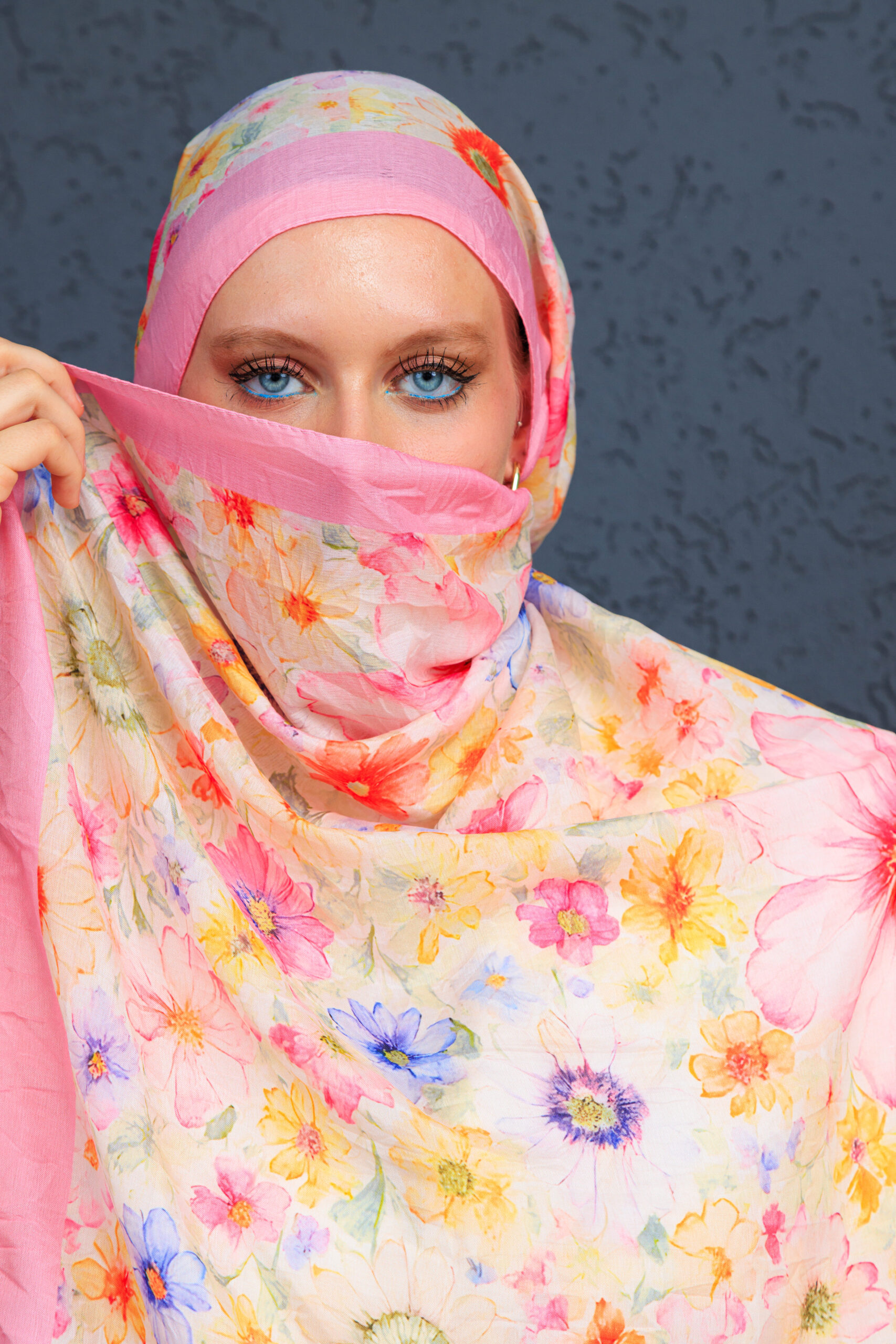 Eleya Şal Serisi - 469-008 - V- 2 -  Pamuk Şekeri - Görsel 2