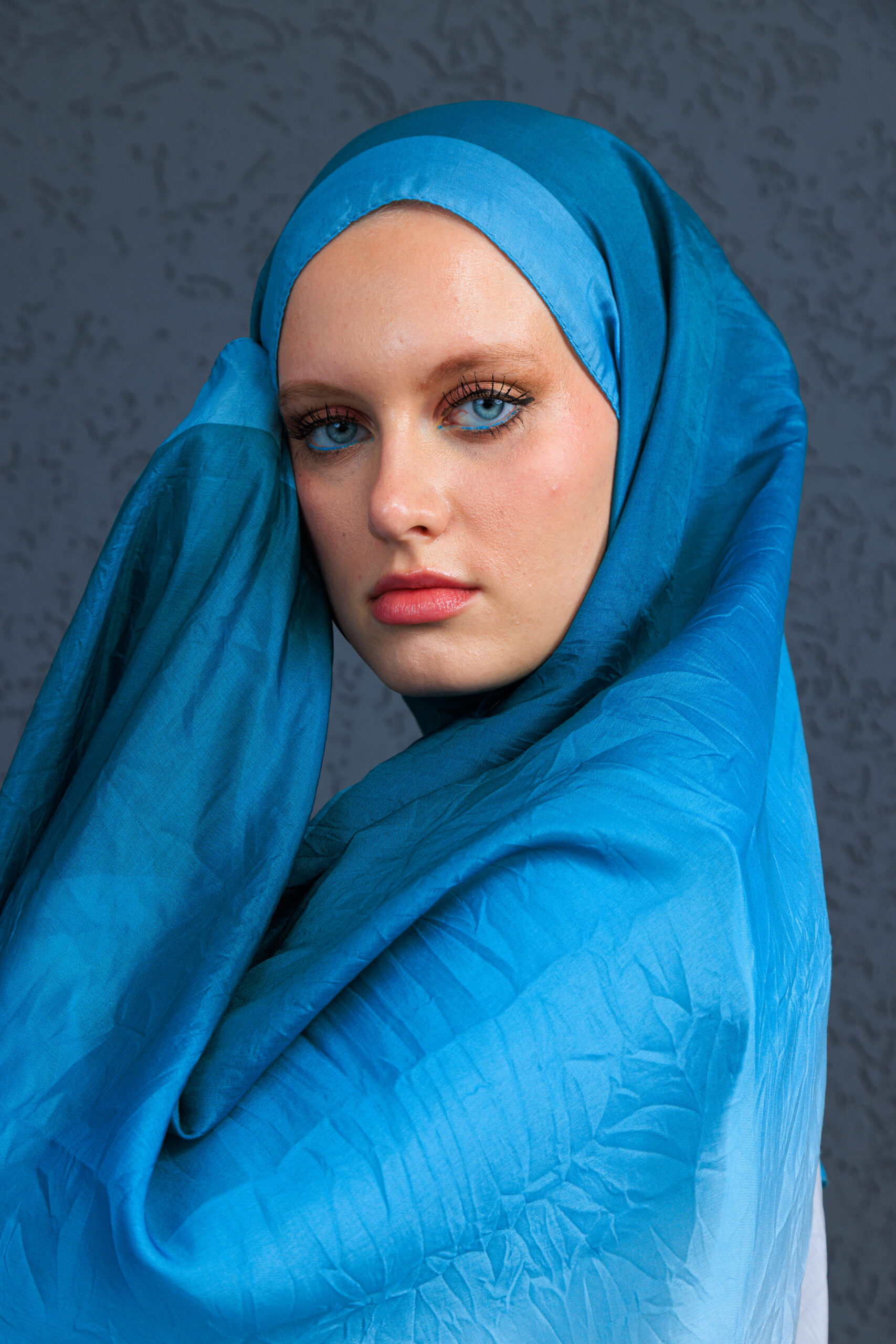 Lodos Şal Serisi- Z-2240 - V-14  - Okyanus - Görsel 2