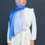 Lotus Şal Serisi- Z-2240 - V-5 - Gök Mavi