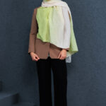 Lotus Şal Serisi- Z-2240 - V-17  - Lime Sarı