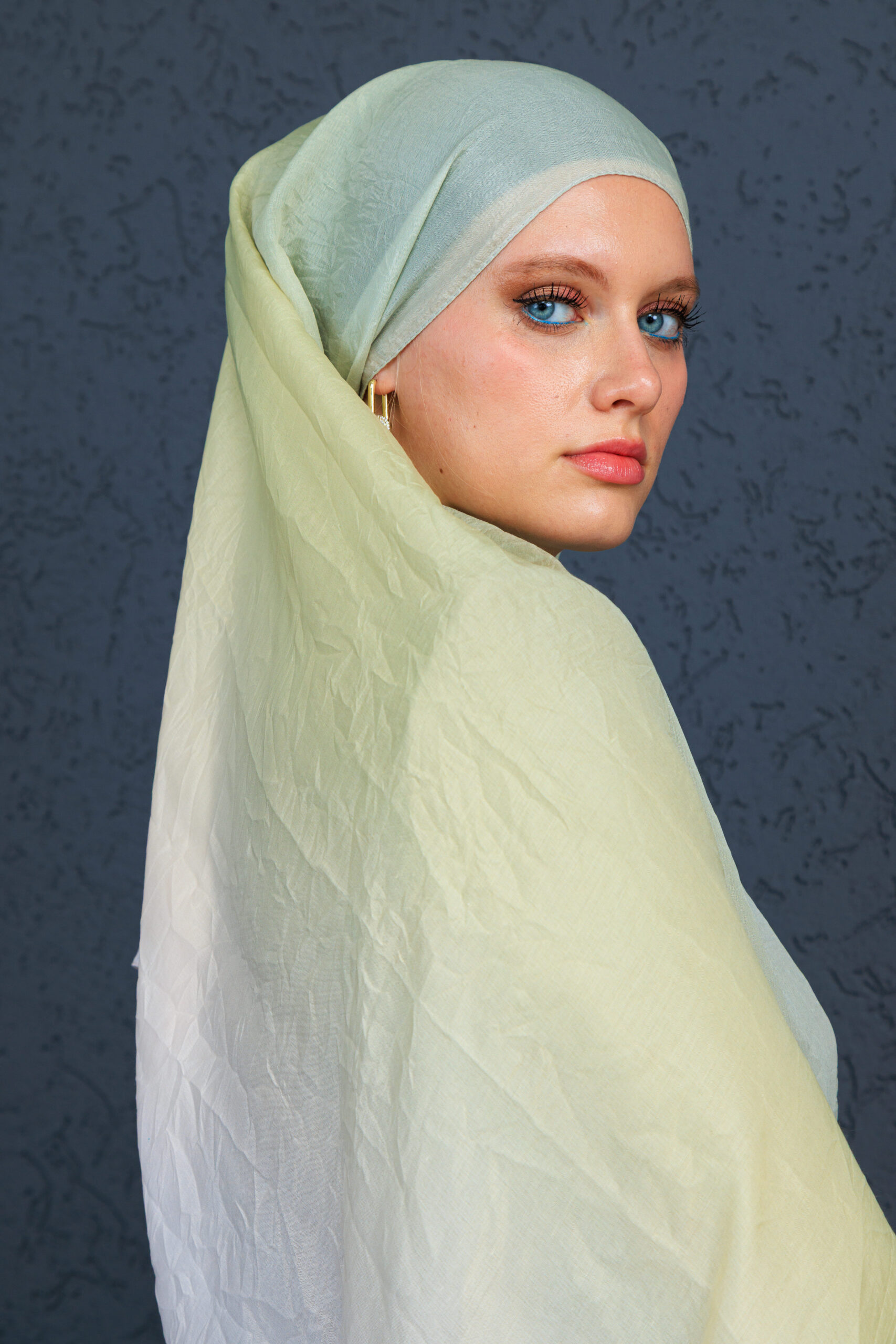 Lotus Şal Serisi- Z-2240 - V-16  - Kavun İçi - Görsel 2