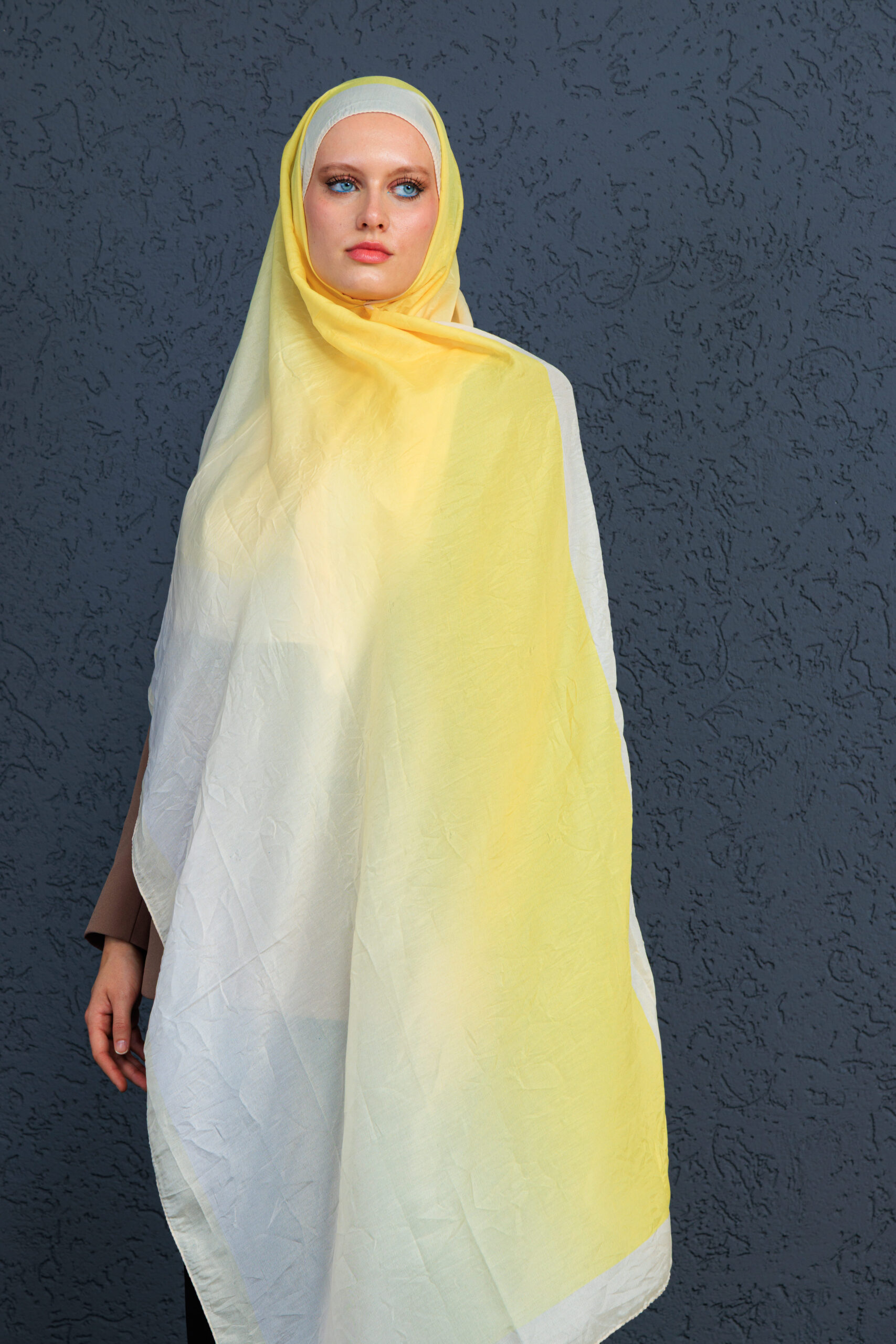 Lotus Şal Serisi- Z-2240 - V-2  - Ayçiçeği - Görsel 6