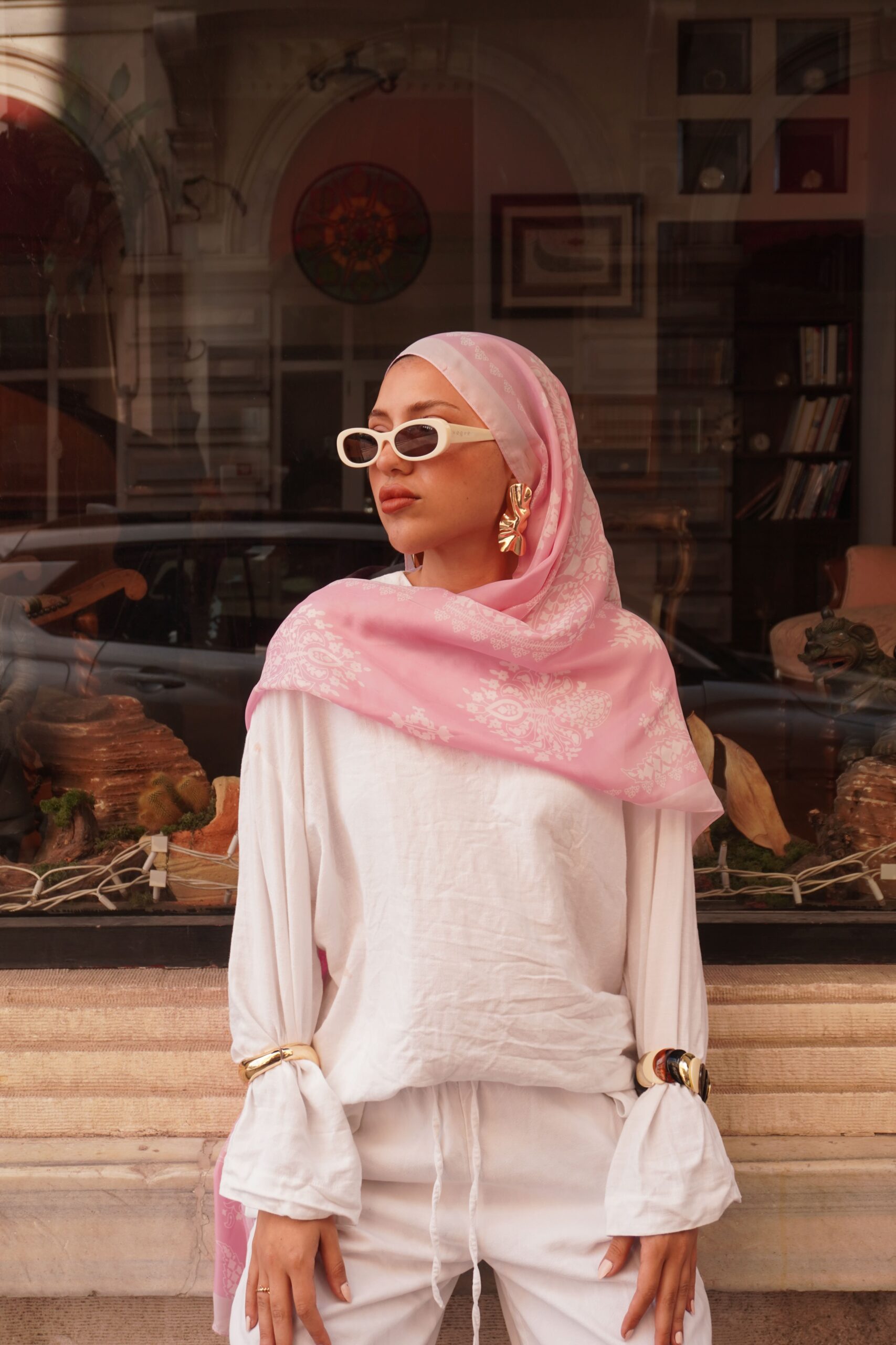 Havai Şal Serisi- 469-001- V-11- Pembe Rüya - Görsel 3