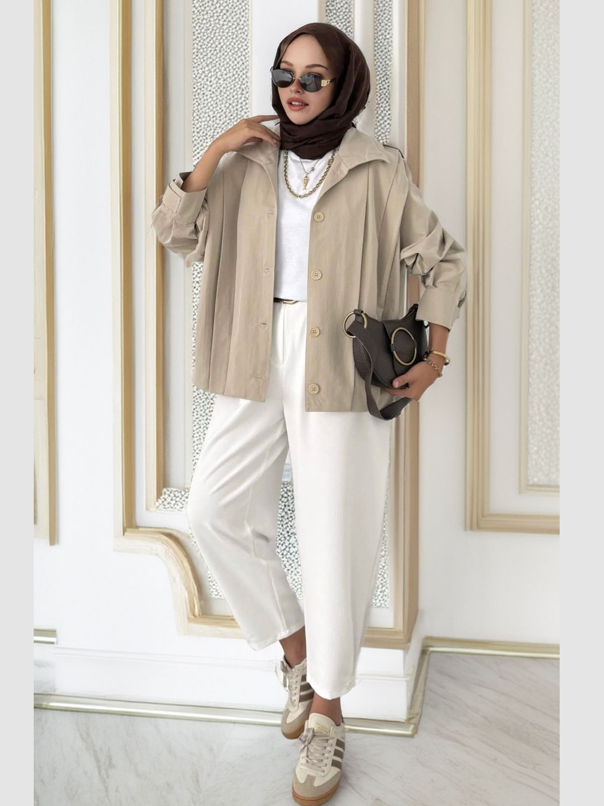 Zara Bomber Trençkot  DŞ100237 - Bej