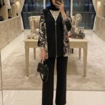 Premium Aspera  BÜYÜK BEDEN Oysh İkili Takım  TK100250  -  Siyah