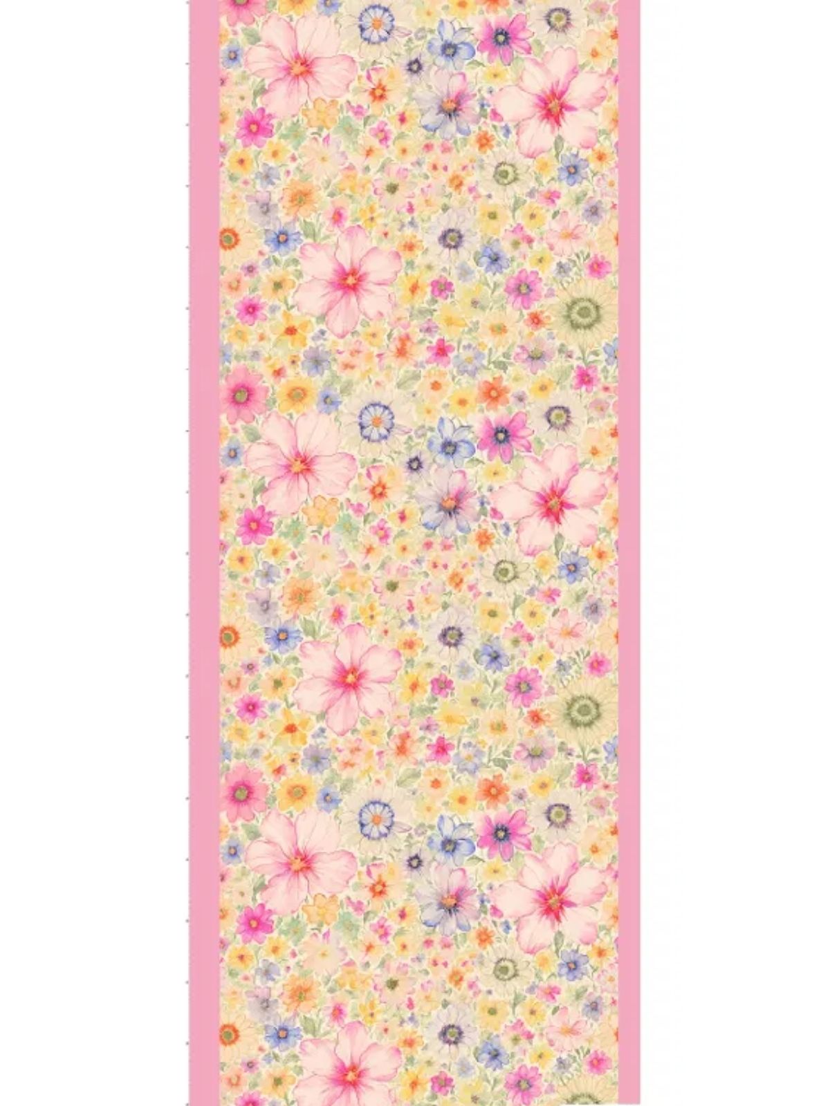 Eleya Şal Serisi - 469-008 - V- 2 -  Pamuk Şekeri - Görsel 5