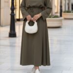 Oysho Elbise L100221 - Haki