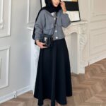 Scuba Kloş Kesim Etek  ETK100260  - Siyah